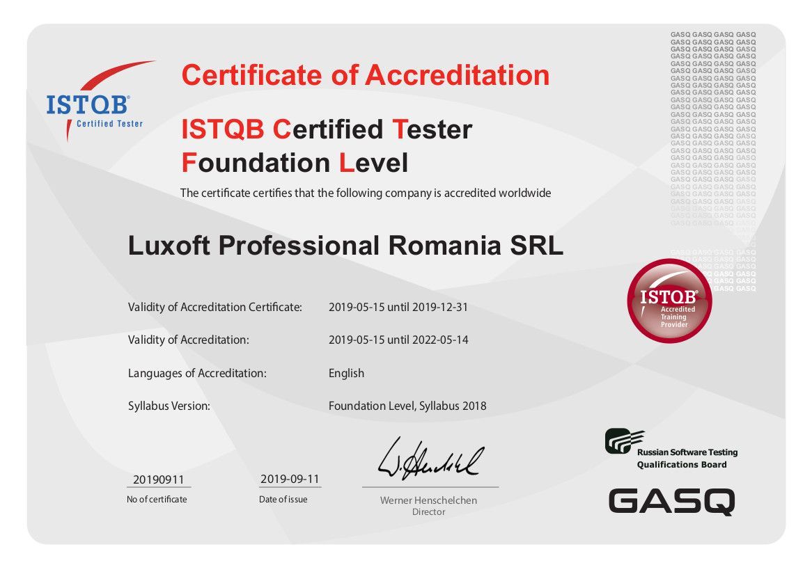 istqb certification